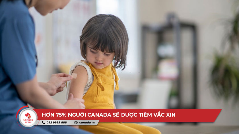 Hơn 75% dân số Canada sẽ được tiêm vắc xin trước khi biên giới mở cửa