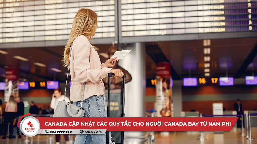 Canada cập nhật các quy tắc hàng không cho người Canada bay đến từ Nam Phi