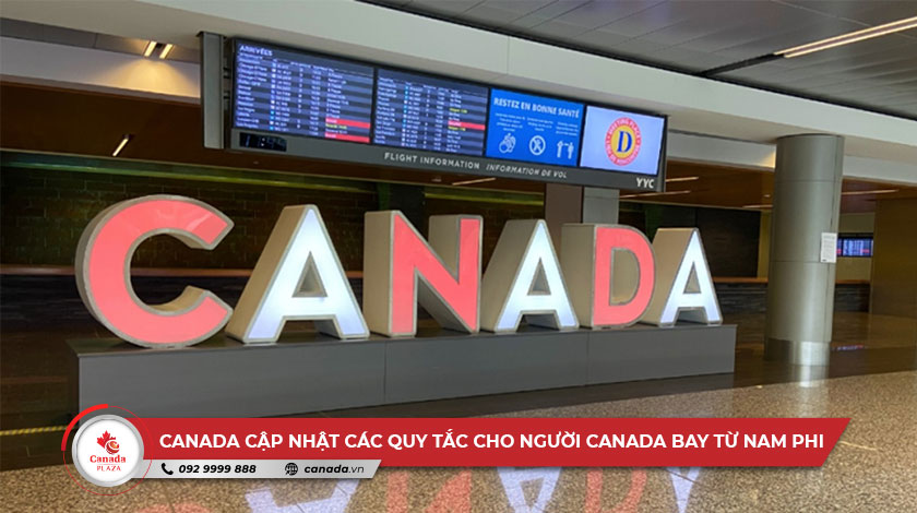 Canada cập nhật các quy tắc hàng không cho người Canada bay đến từ Nam Phi